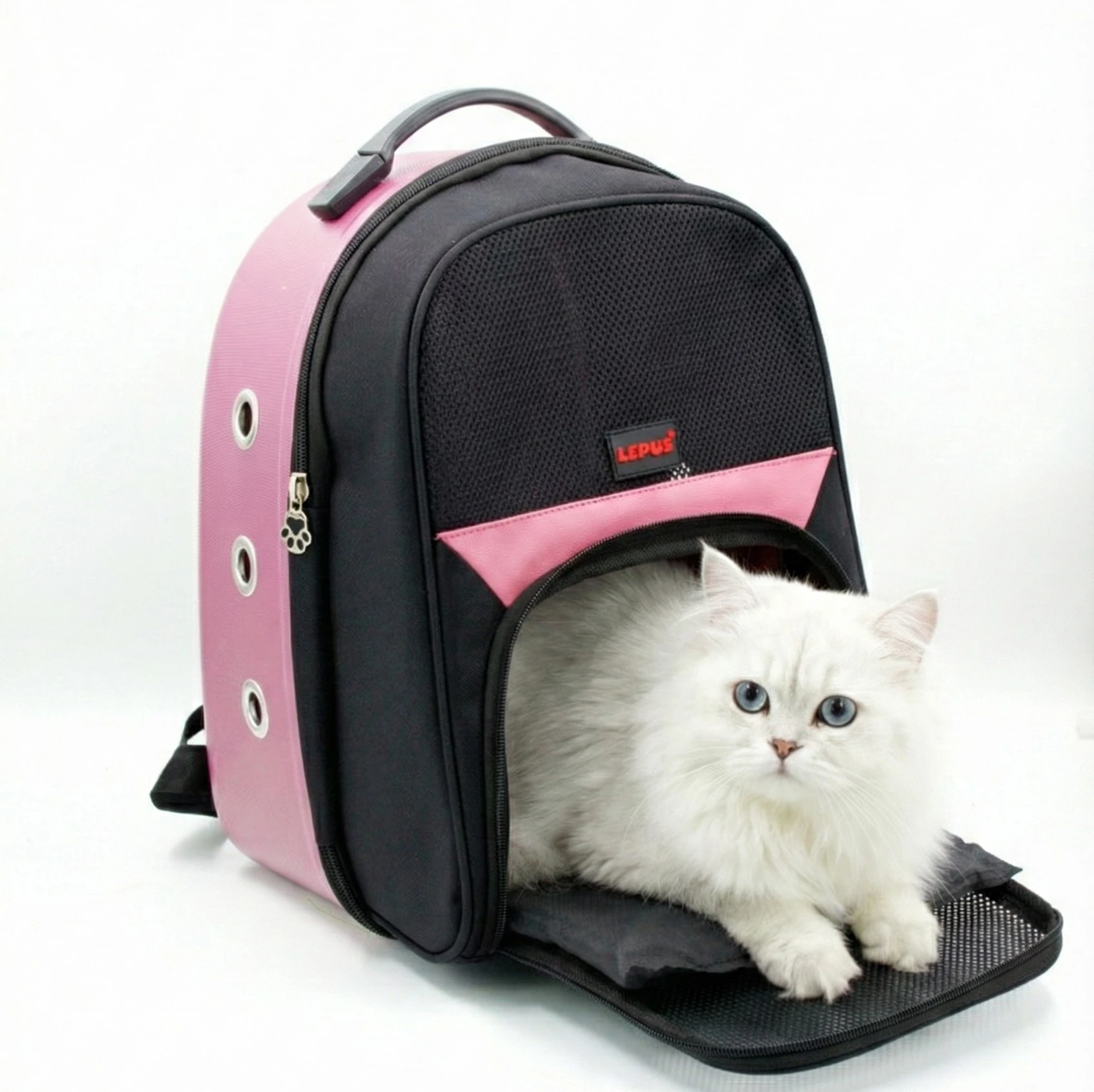 Lepus Kedi ve Köpek Astronot Taşıma Çantası Gri 40X28X33 Cm