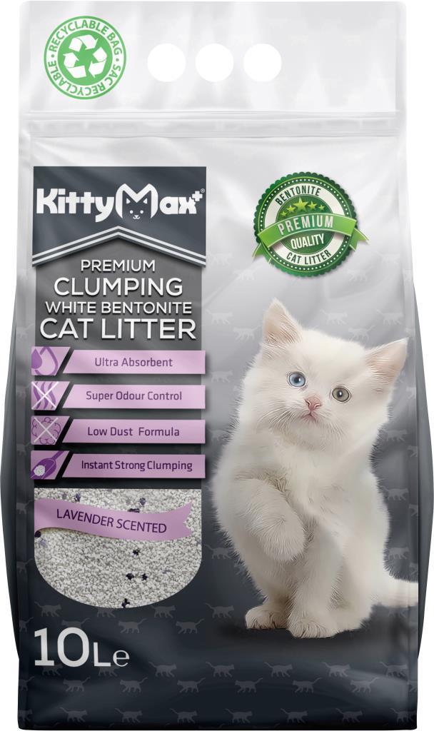 Kittymax Lavantalı İnce Taneli Kedi Kumu 10 Lt