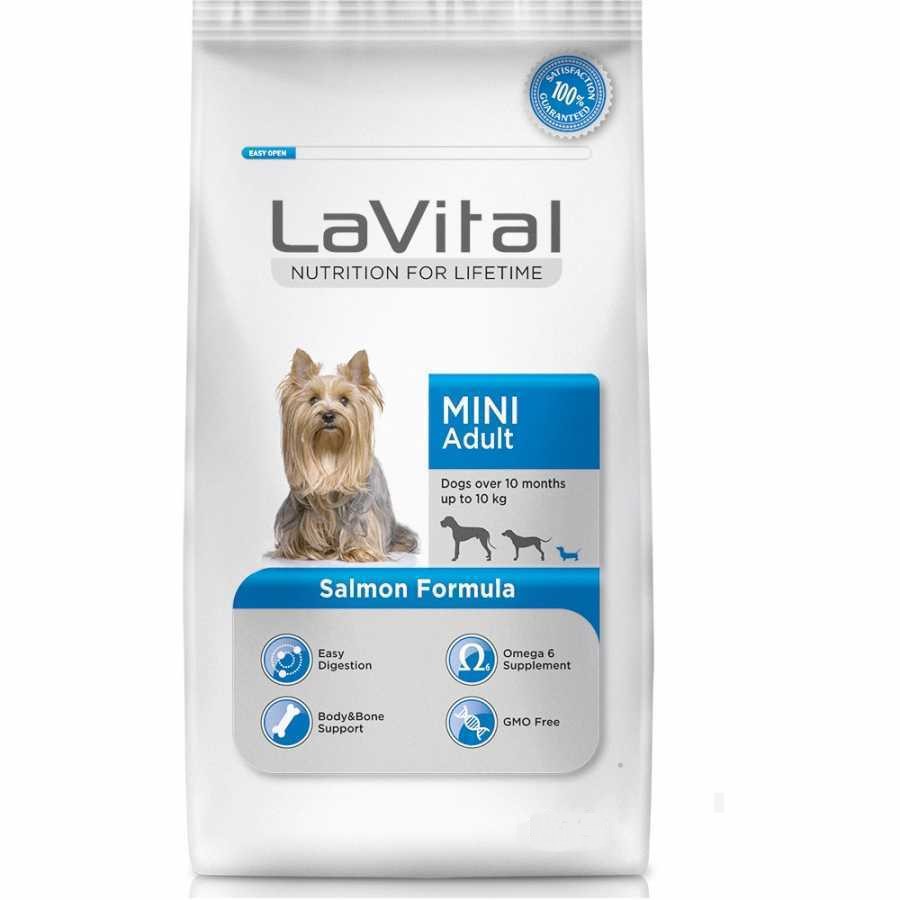 La Vital Dog Adult Mini Küçük İrk Somon Balikli Yetişkin Köpek Mamasi 1,5 Kg