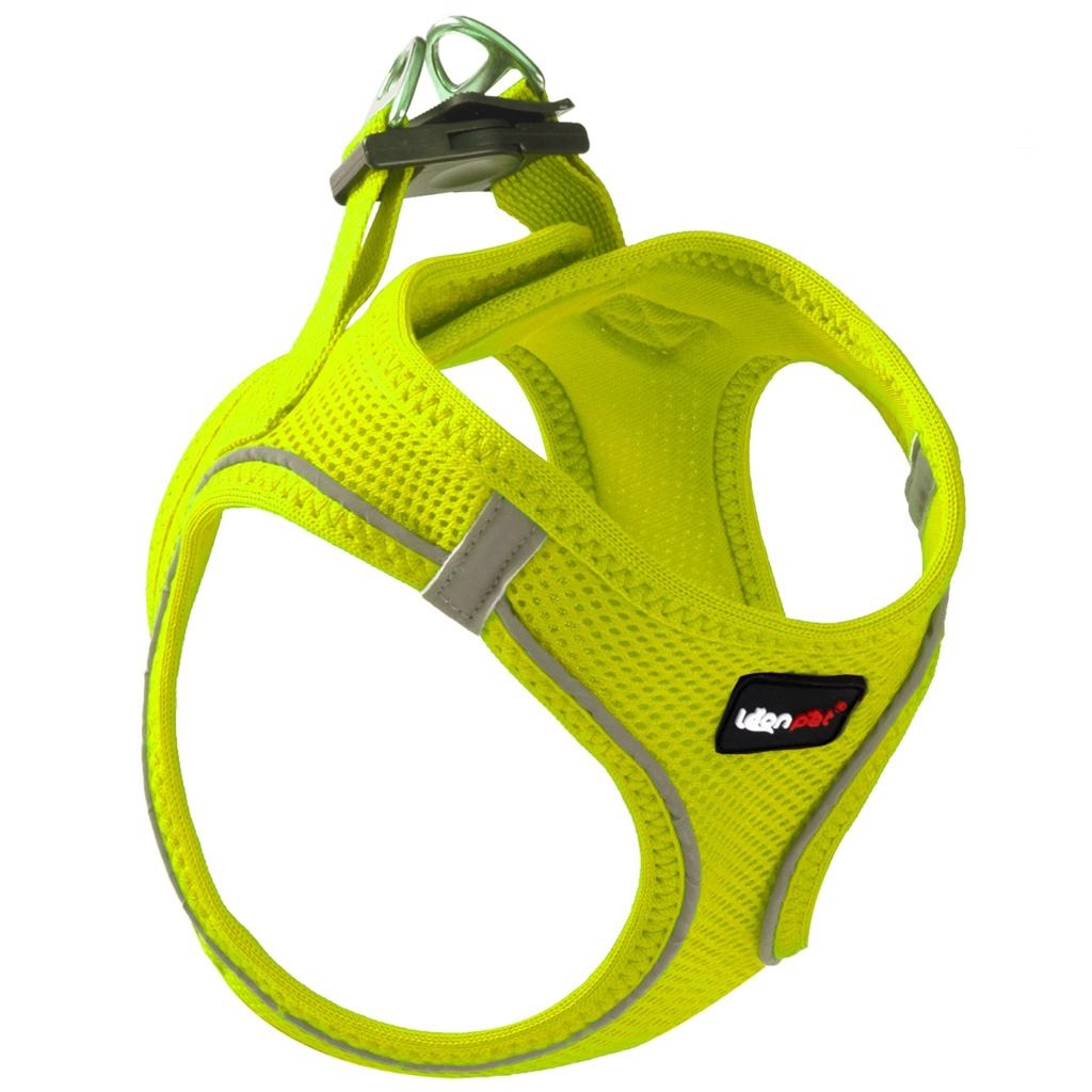 Leon Pet Air Mesh Neon Sarı Göğüs Tasması Medium