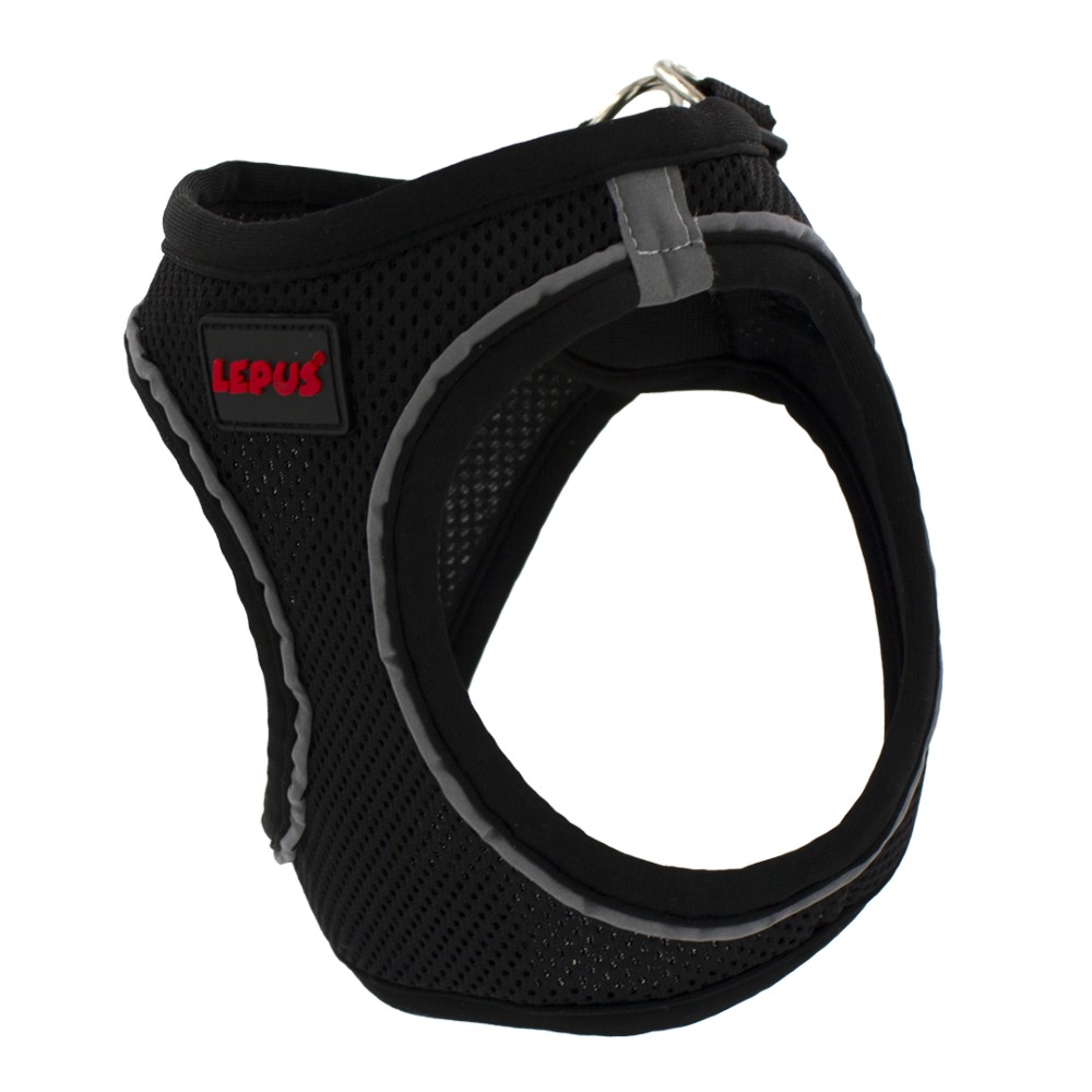 Lepus Pet Air Mesh Siyah Göğüs Tasması Medium