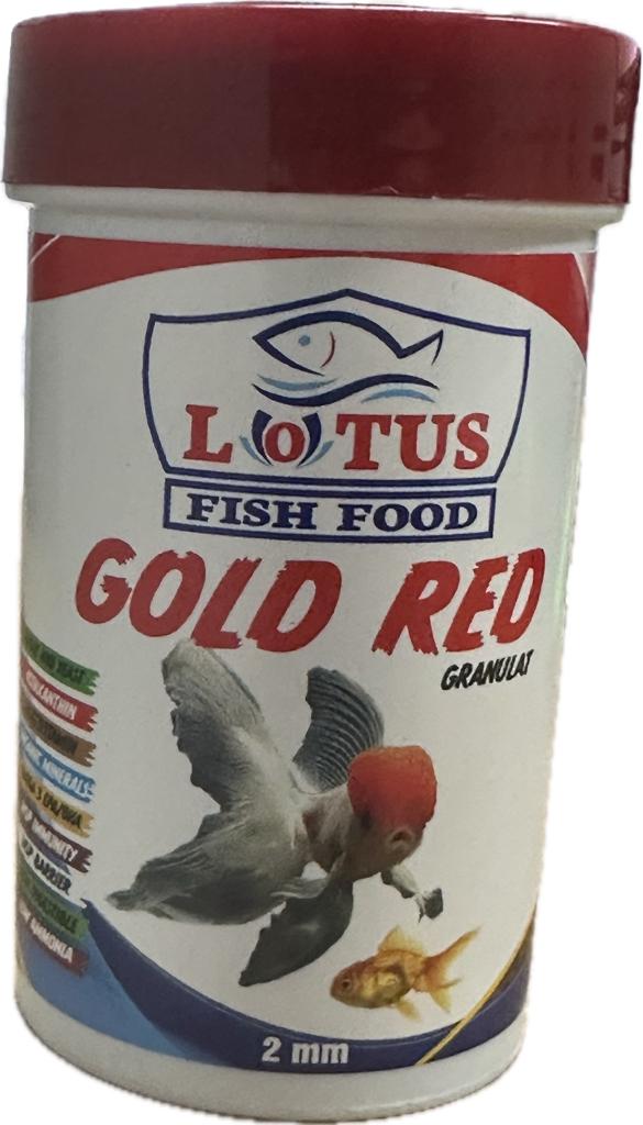 Lotus Gold Red Granül Japon Balığı Renk Yemi 100 ml
