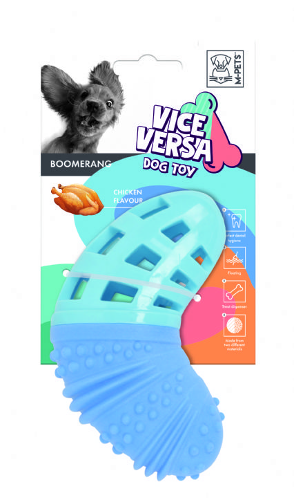 M-Pets Vice Versa Boomerang Tavuk Aromalı Köpek Oyuncağı 20X8X5 Cm