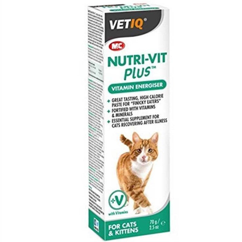 MC VetIQ Nutrivit Plus Kediler İçin İştah Açıcı Vitamin Macunu 70 Gr