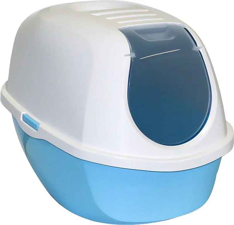 Moderna Smart Kapalı Kedi Tuvaleti Açık Mavi 53 Cm