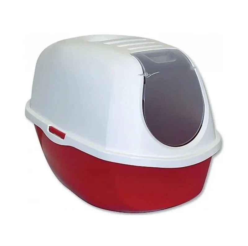 Moderna Smart Kapalı Kedi Tuvaleti Kırmızı 53 Cm