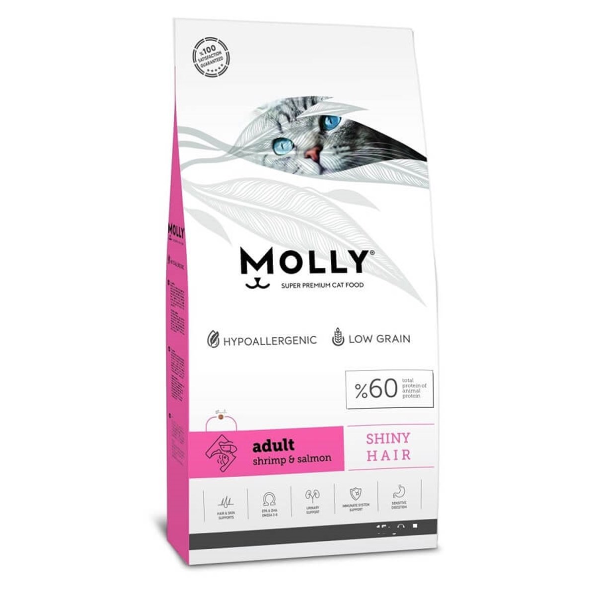 Molly Karidesli ve Somonlu Yetişkin Kedi Maması 15 Kg