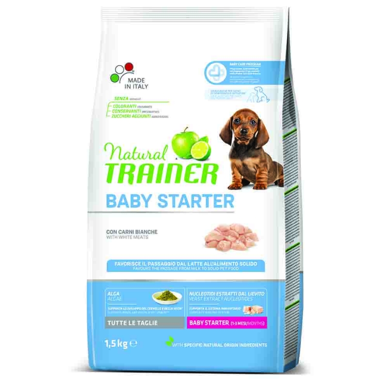 Natural Traıner Dog Baby Starter All Sıze Whıte Meats 1,5 Kg