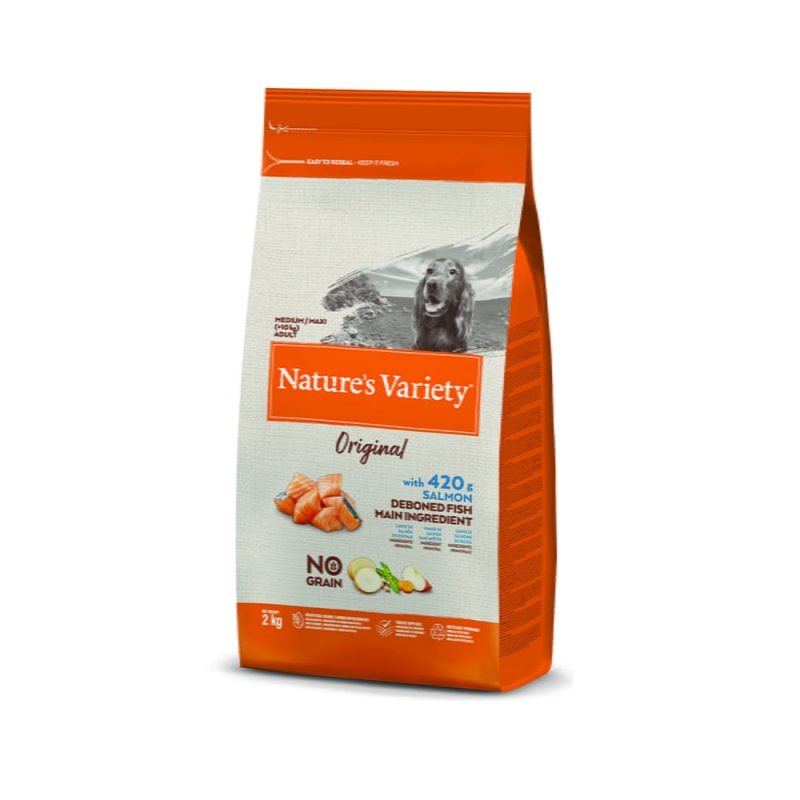 Natures Variety Dog No Graın Medıum Maxı Adult Salmon 2 Kg