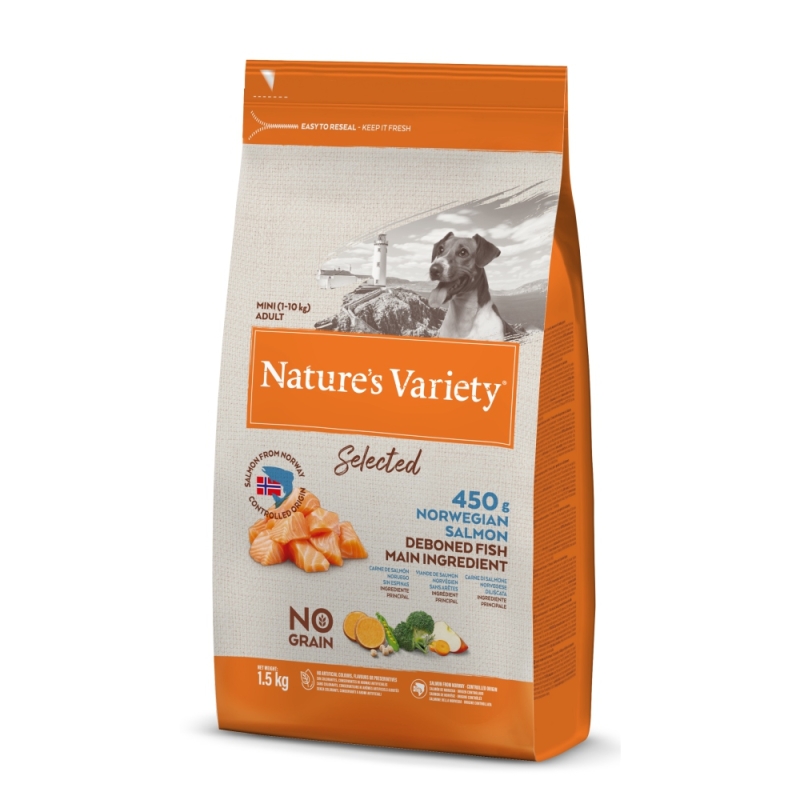 Natures Variety Dog No Selected Mını Adult Norw Salmon 1,5 Kg