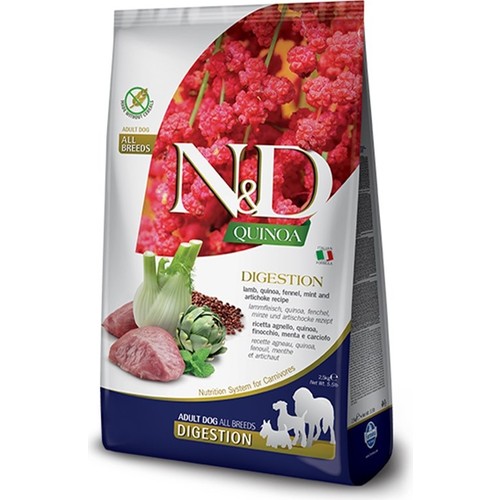ND Quinoa Digestion Kuzulu Yetişkin Köpek Maması 2,5 Kg