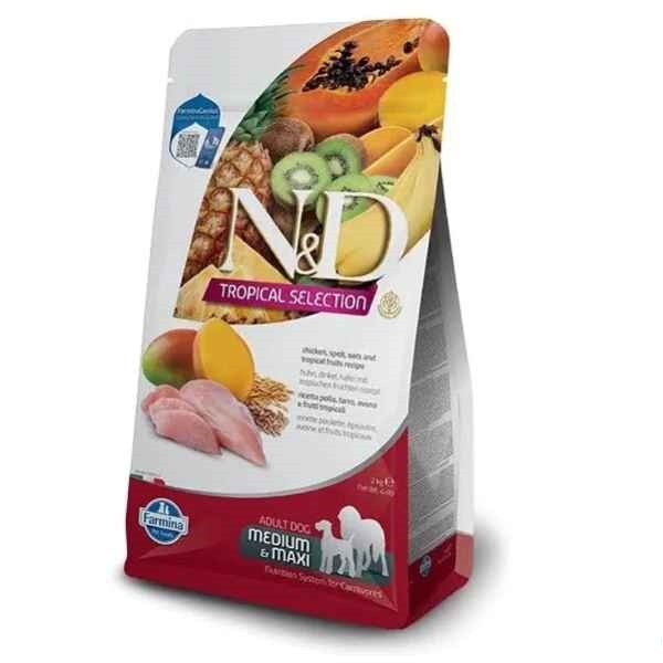 ND Tropical Selection Tavuklu Medium Maxi Yetişkin Köpek Maması 2 Kg