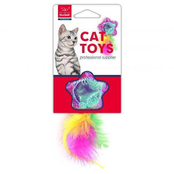 Nunbell Kedi Oyuncağı Yıldız Tüylü