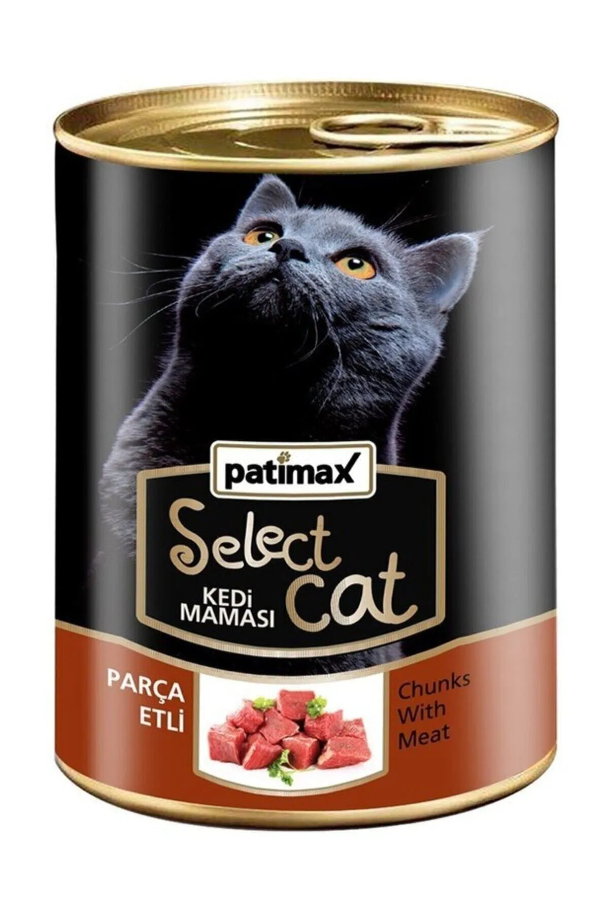 Patimax Parça Etli Kedi Konservesi 400 Gr
