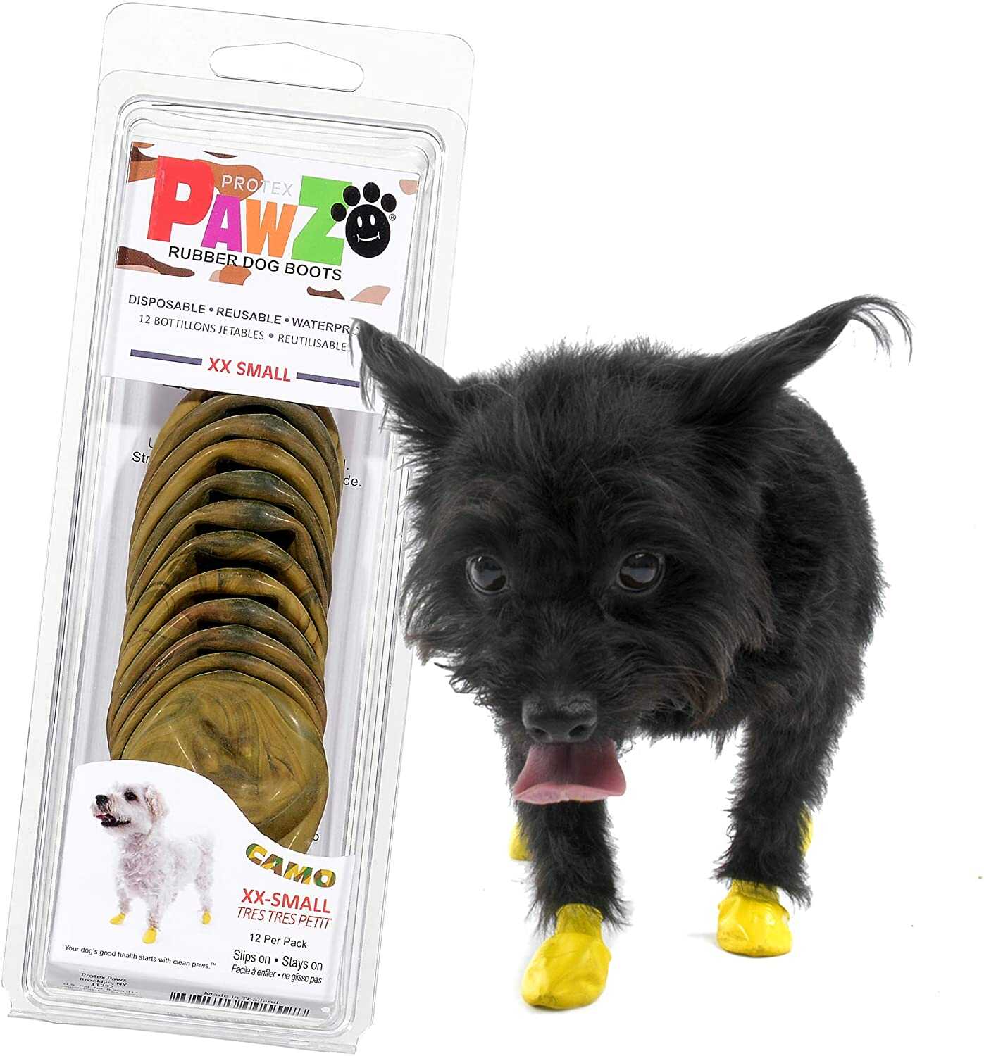 Pawz Camo XXSmall Köpek Galoşu