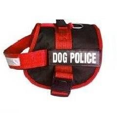 Pet Pretty Kırmızı Dog Police Göğüs Tasması Large