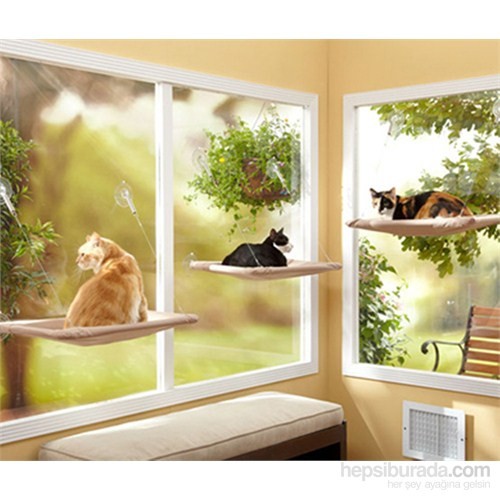 Pet Zoom Kedi Pencere Yatağı 54,5X30 Cm
