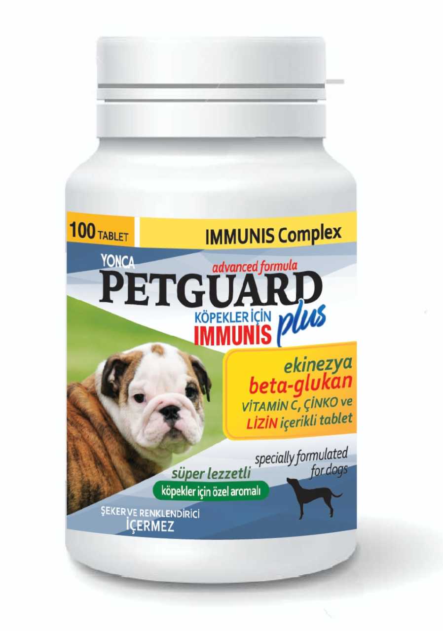 Petguard Plus Immunıs Köpekler için Multivitamin 100 Tablet