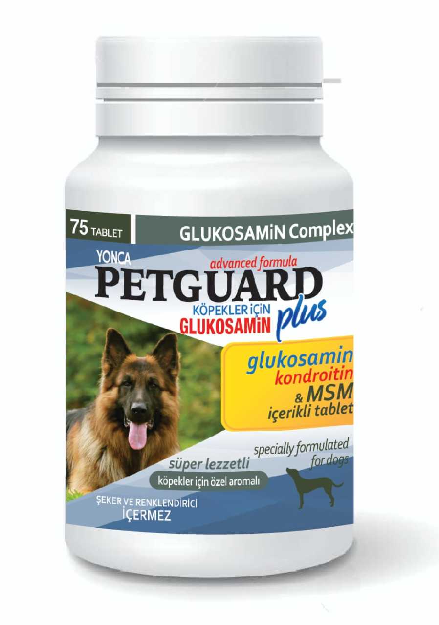 Petguard Plus Köpek Glukosamin 75 Tablet