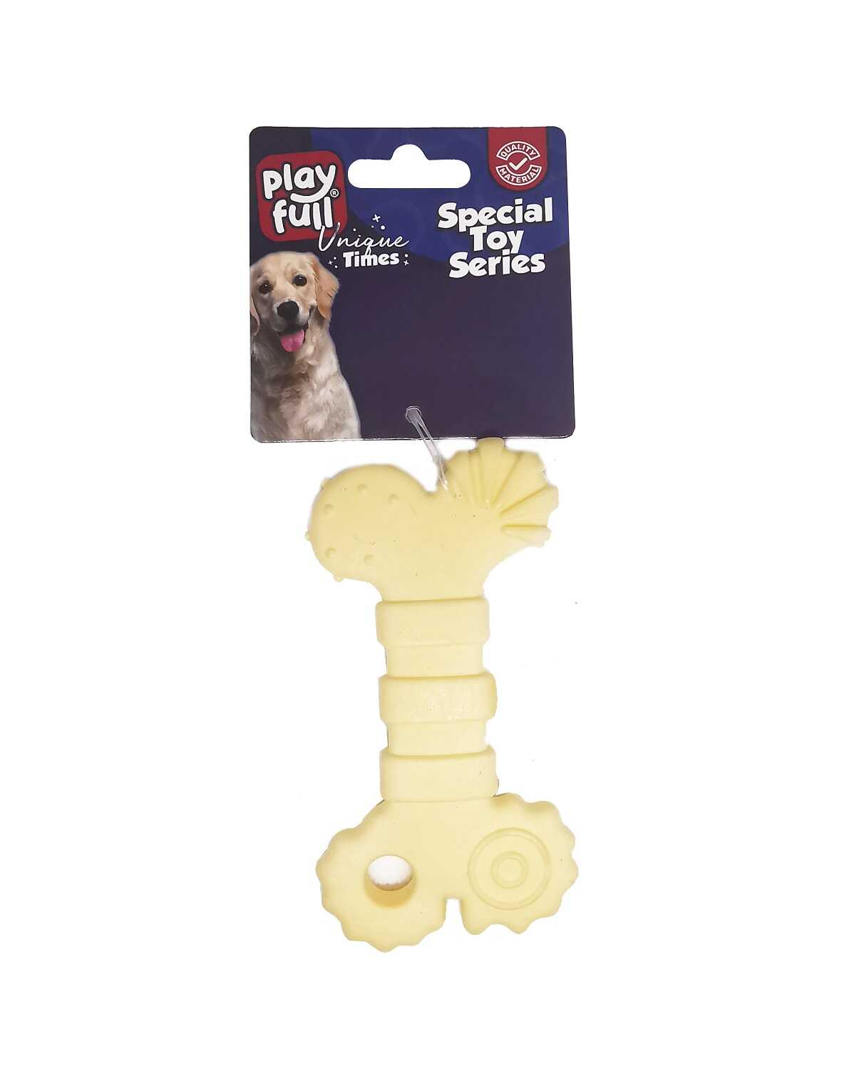 Playfull Kemik Şeklinde Köpek Oyuncağı 10x5,5 Cm