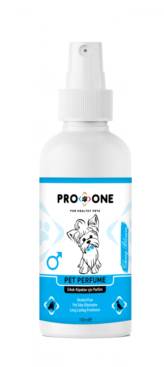 Pro One Pet Perfume Erkek Köpekler için Cherry Blossom Parfüm 100 ml