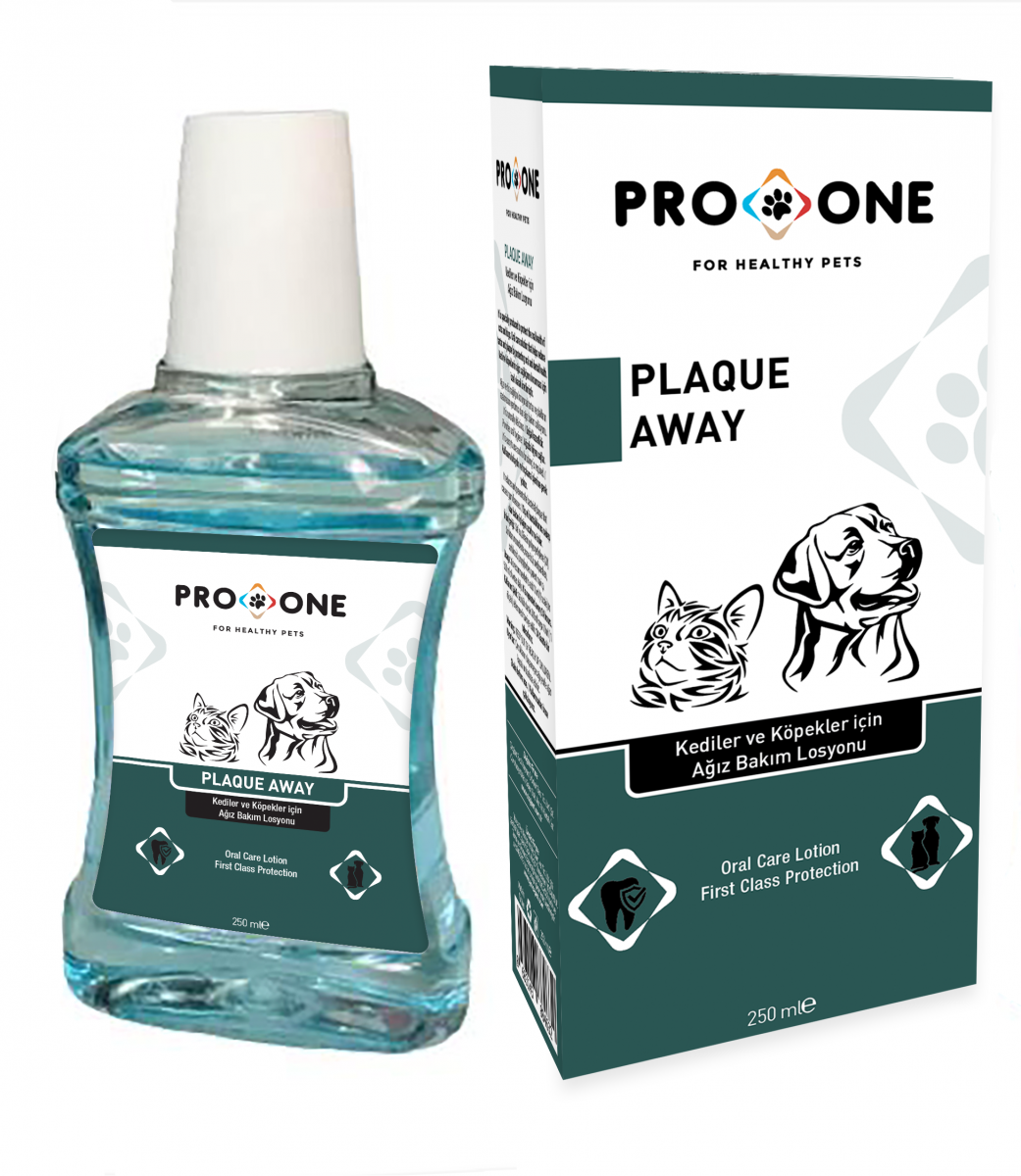 Pro One Plaque Away Kediler ve Köpekler için Ağız Bakım Losyonu 250 ml