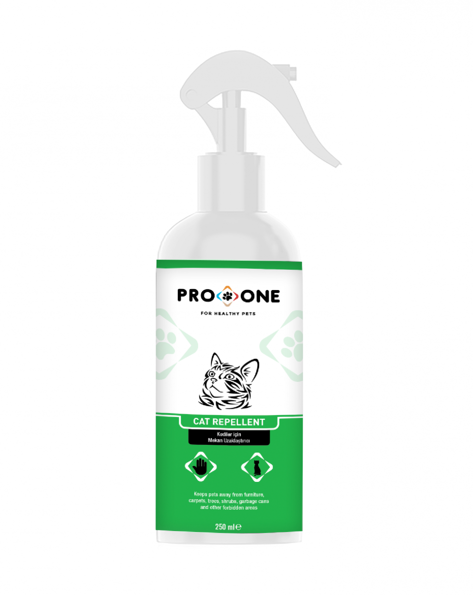 Pro One Repellent Kedilerler için Mekan Uzaklaştırıcı Sprey 250 ml