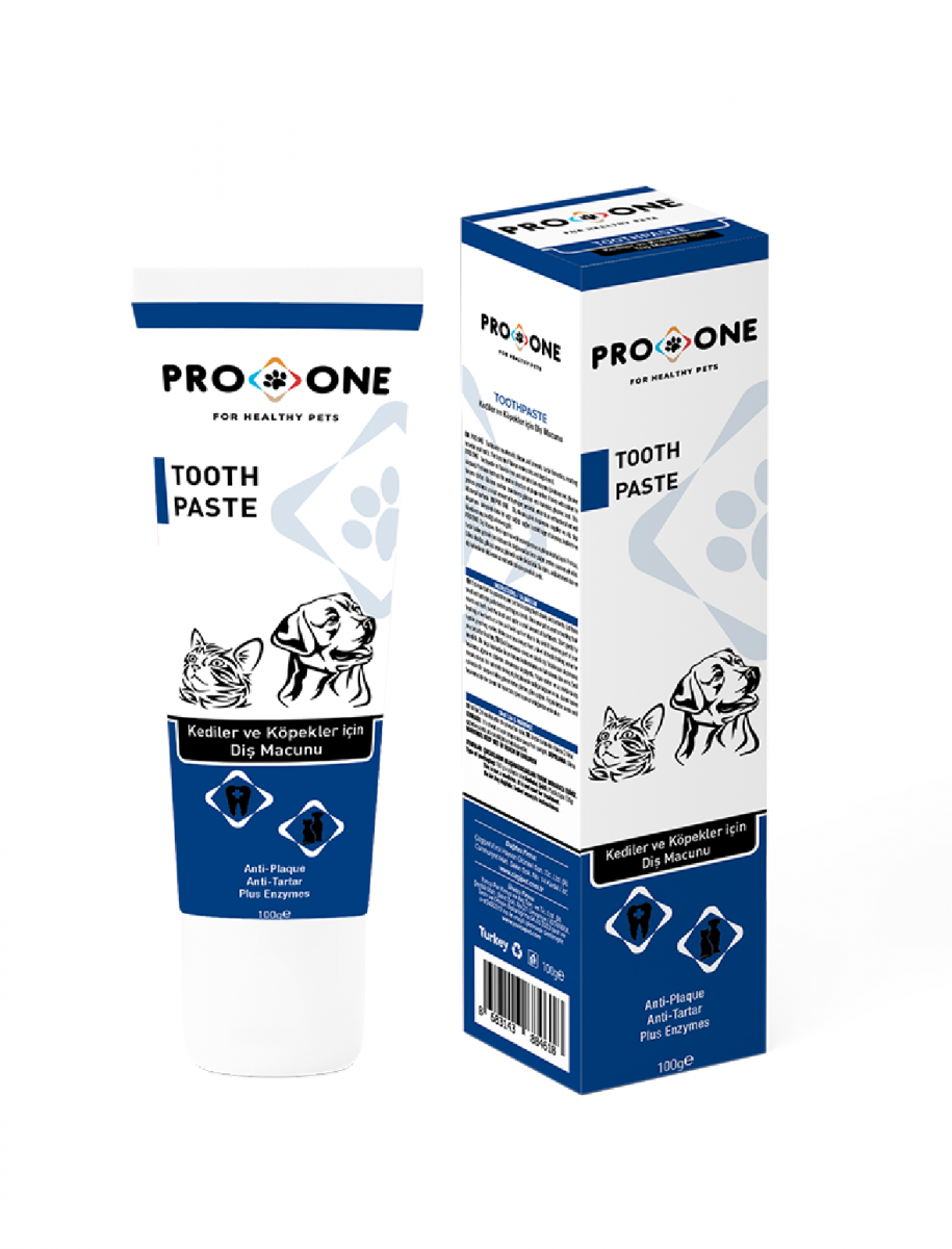 Pro One Tooth Paste Kediler ve Köpekler için Diş Macunu 100 Mg