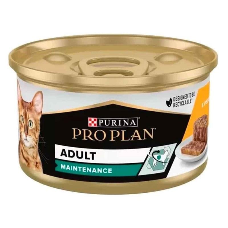 ProPlan Maintinance Tavuklu Kedi Konservesi 85 Gr