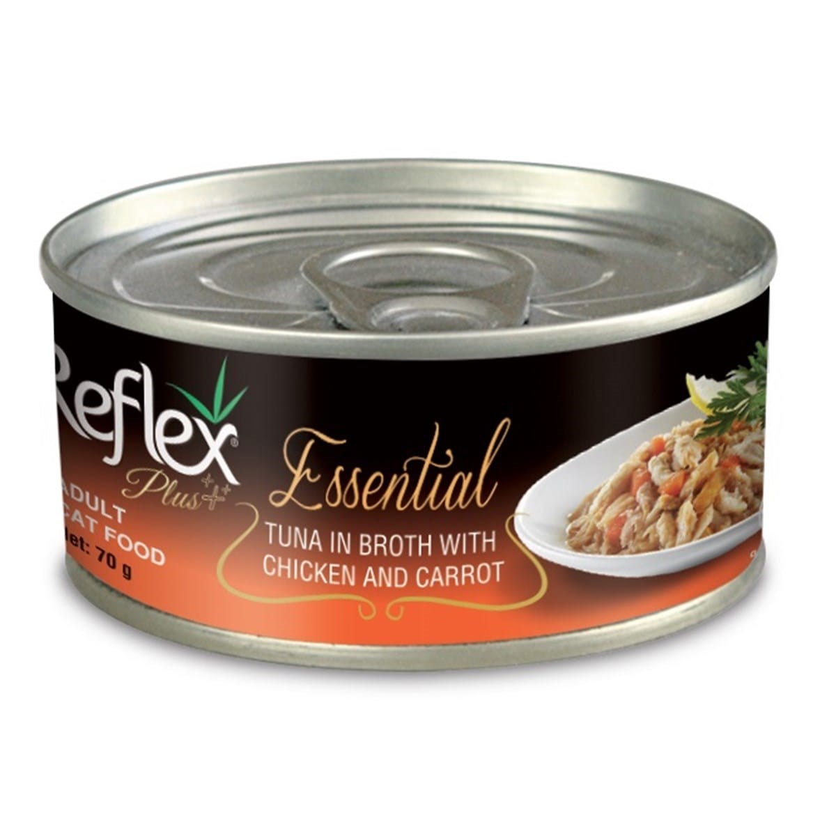 Reflex Plus Essential Ton Tavuk Havuçlu Kedi Konservesi 70 Gr