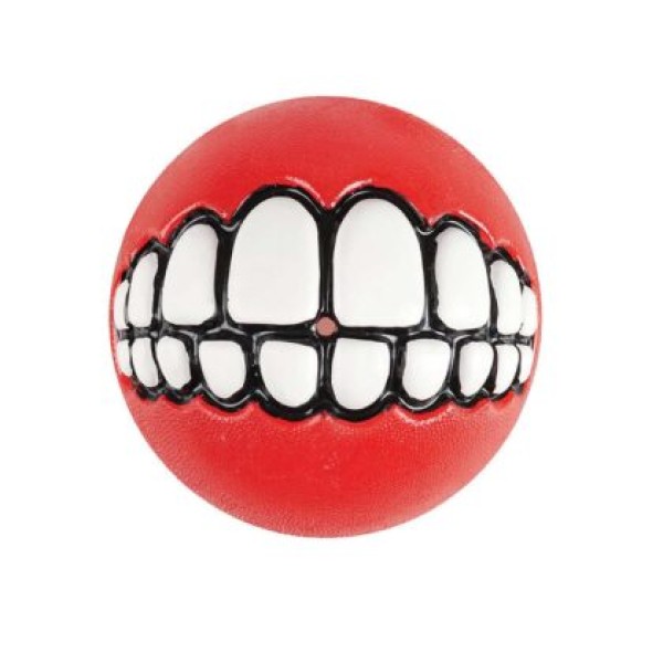 Rogz Toyz Grinz Köpek Diş Oyuncağı Large Kırmızı 8 Cm
