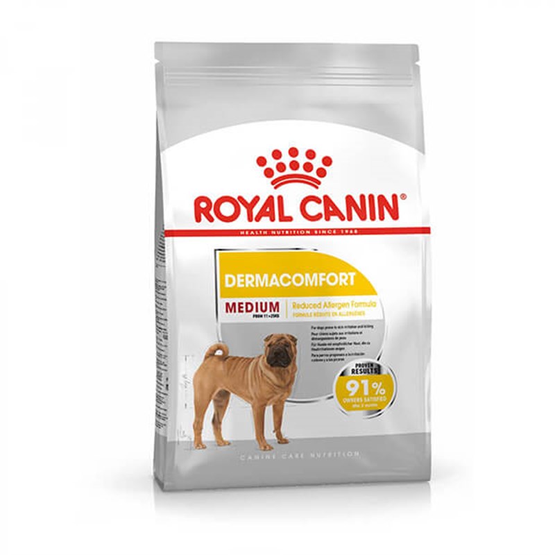 Royal Canin Medium Dermacomfort Orta İrk Deri Hassasiyeti İçin Köpek Maması 12 Kg