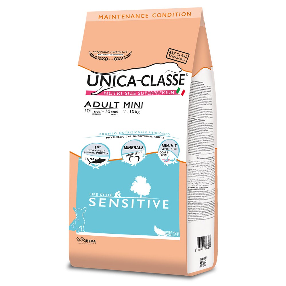 Unıca Classe Ton Balıklı Hassas Küçük Irk Yetişkin Kuru Köpek Maması 2 Kg