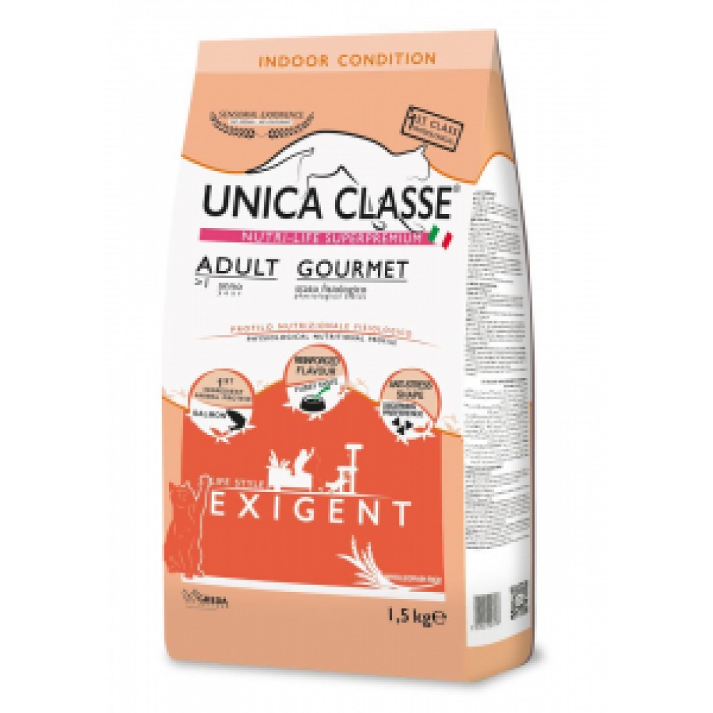 Unıca Classe Yetişkin Gourmet Somon Balıklı Kedi Maması 1.5 Kg