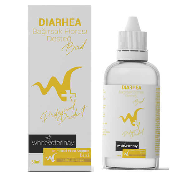 Whiteveterinay Diarhea Bird Kuşlar İçin Bağırsak Florası Desteği 50 ml