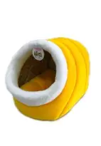 Pet Pretty Polar Eskimo Kedi Yatağı Sarı 40*44*32 Cm