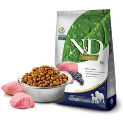 N&D Kuzu Etli Yaban Mersinli Tahılsız Medium Maxi Köpek Maması 2.5 Kg
