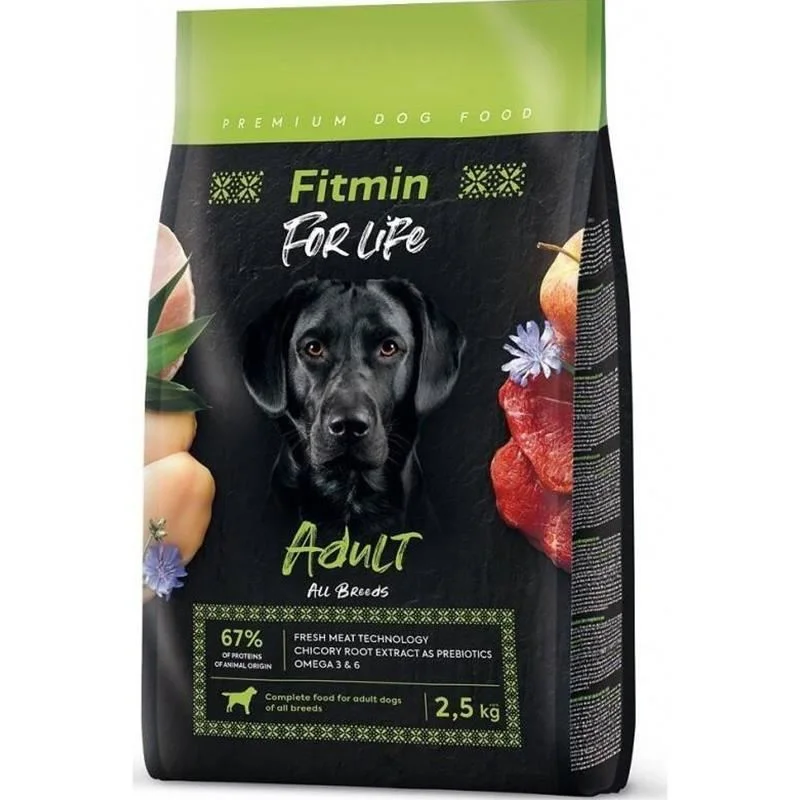 Fitmin For Life Büyük Irk Yetişkin Köpek Maması 2,5 Kg