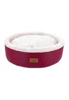 Lepus Mia Donut Köpek ve Kedi Yatak Bordo