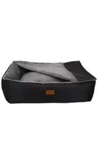 Lepus Winter Bed Kedi Köpek Yatağı Siyah Large
