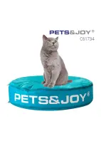 Pets & Joy Kedi ve Köpek Yatağı Su Mavisi 60X10 Cm